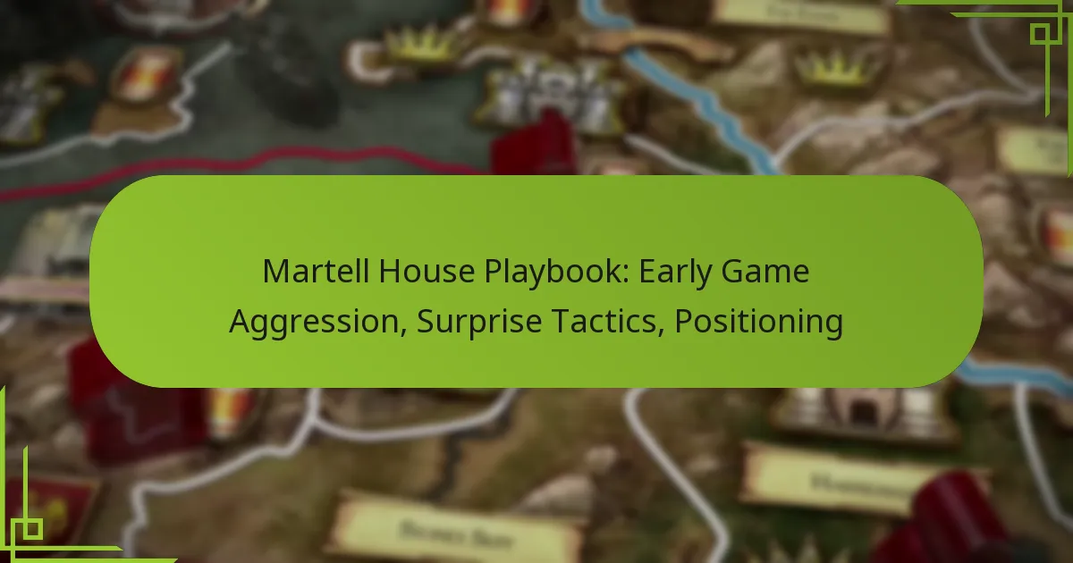 Martell House Playbook: Early Game Aggression, Surprise Tactics, Positioning