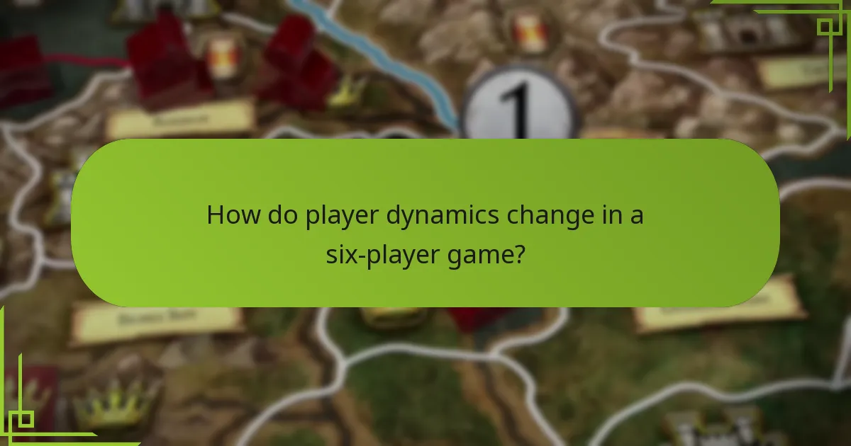 What rule modifications enhance the six-player experience?