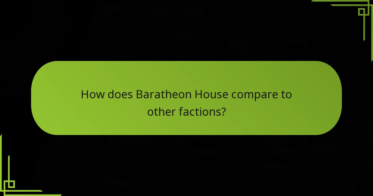 How does Baratheon House control territory effectively?