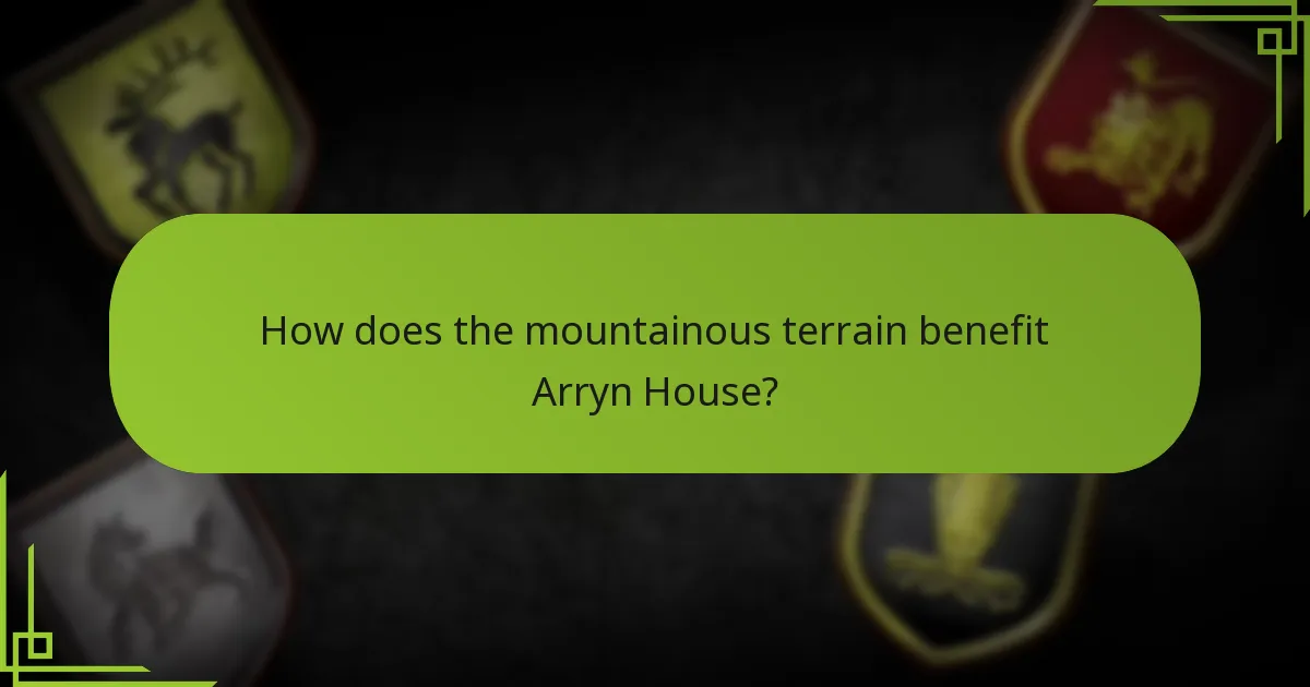 What resources does Arryn House control?