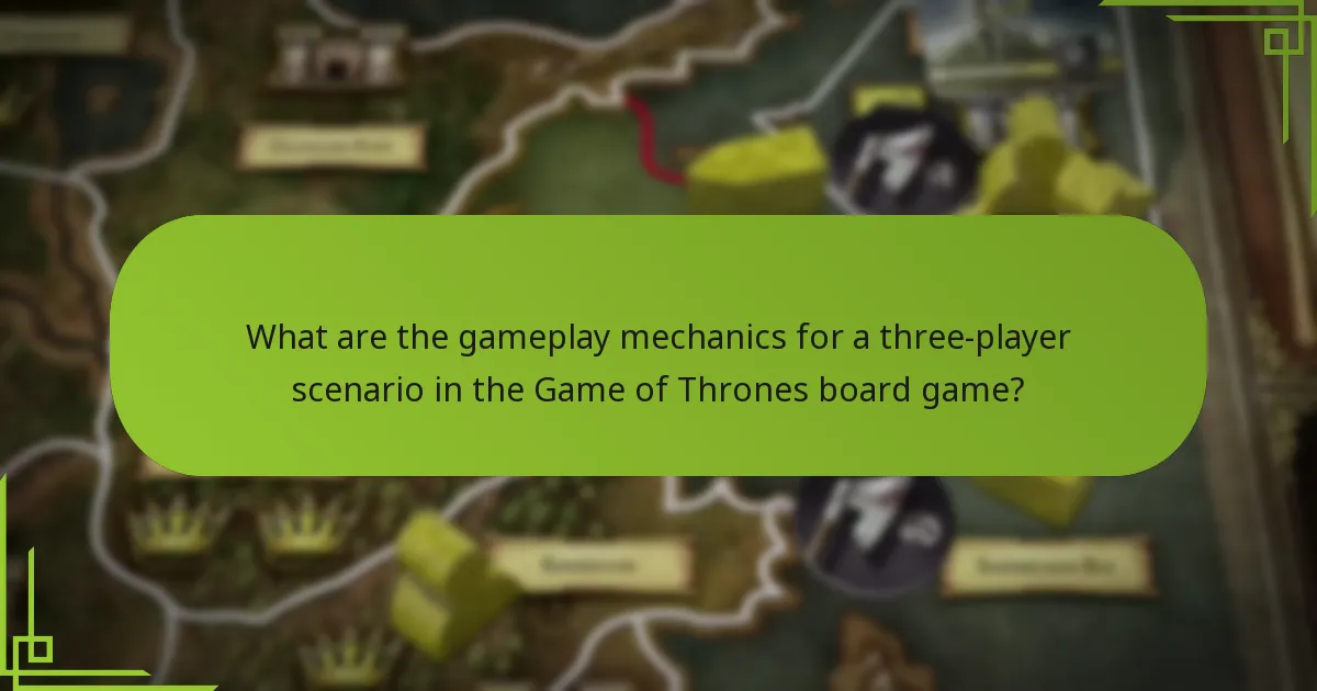 Which strategies are effective for three-player gameplay?