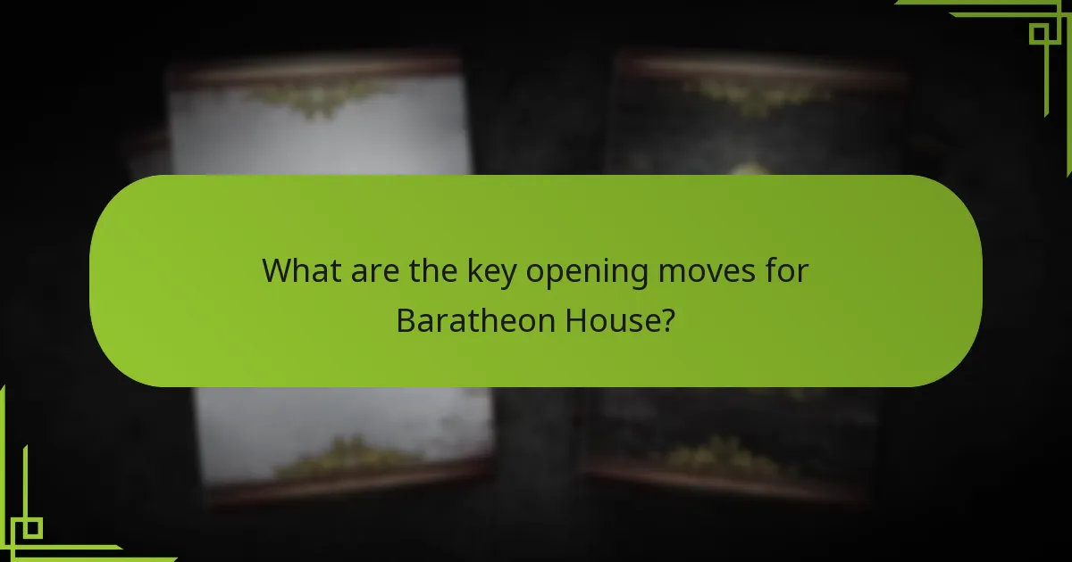 How does Baratheon House compare to other factions?