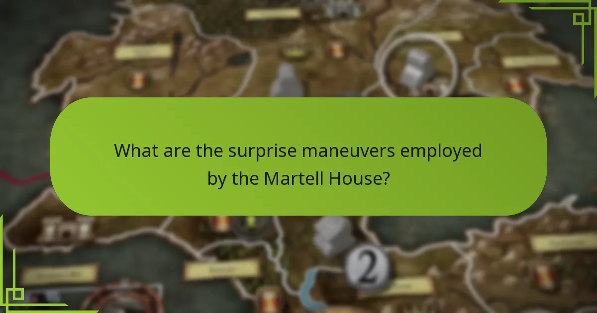Which historical events shaped Martell strategies?