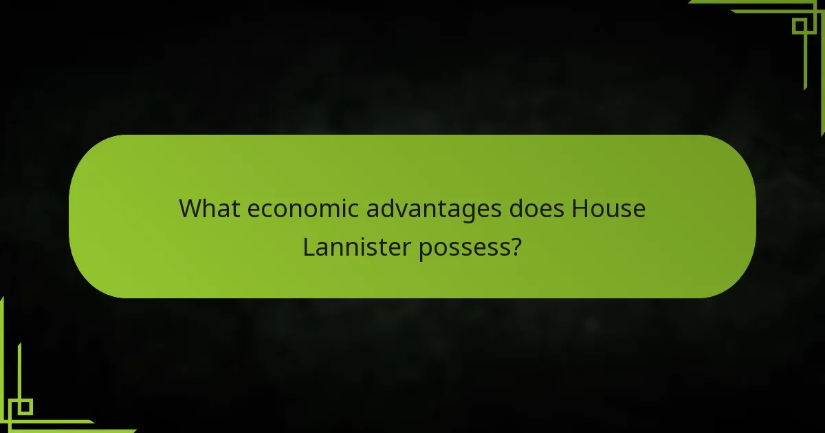 Which strategies differentiate House Lannister from other houses?